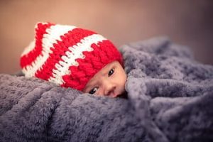 baby and winter clothing