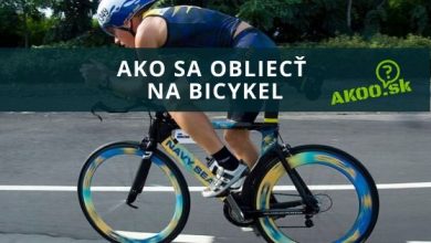 Ako sa obliecť na bicykel